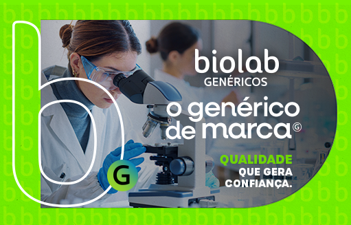 Banner Carrossel Biolab Genéricos - O Genérico de Marca